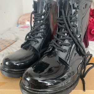Michael Kors combat boots